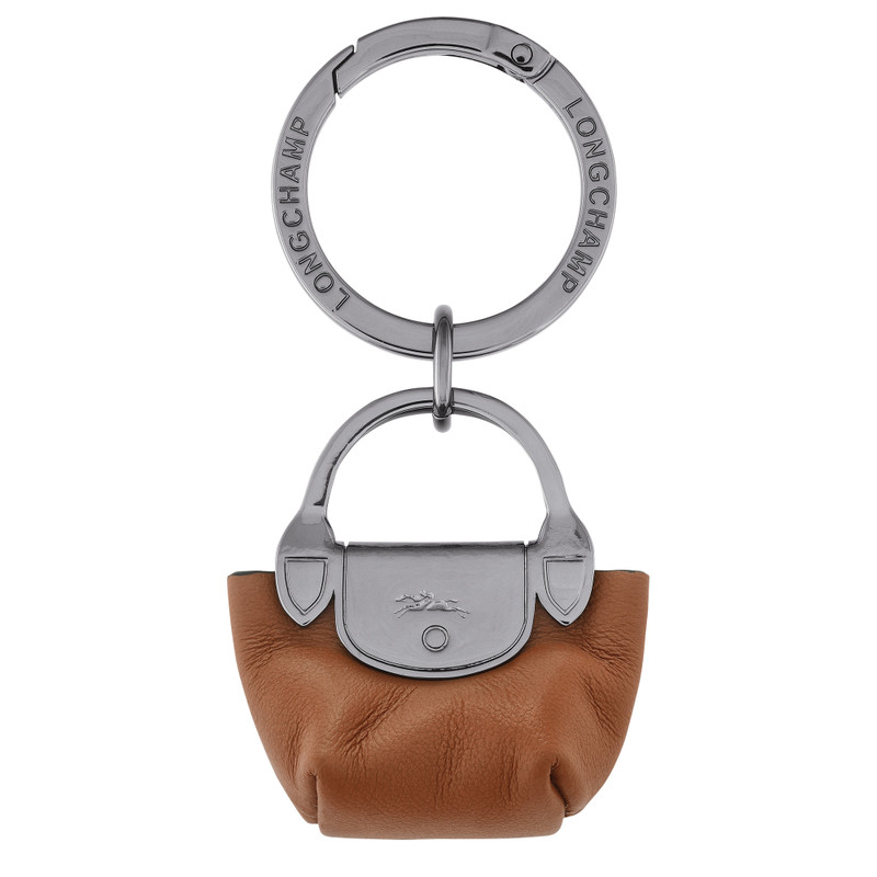 Le Pliage Xtra Key ring Cognac - Leather 1