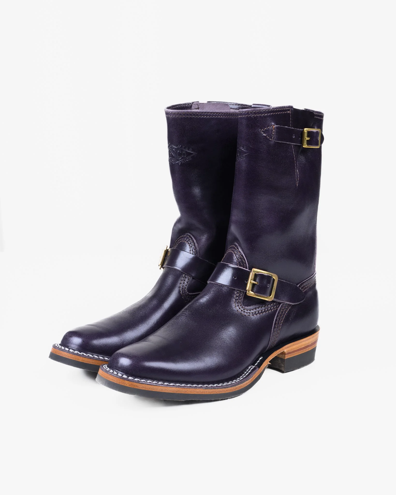 WESCO-MRLOU-PUR WESCO® - 10" HORSEHIDE ENGINEER BOOT - PURPLE. THE "PURPETRATOR" - 1