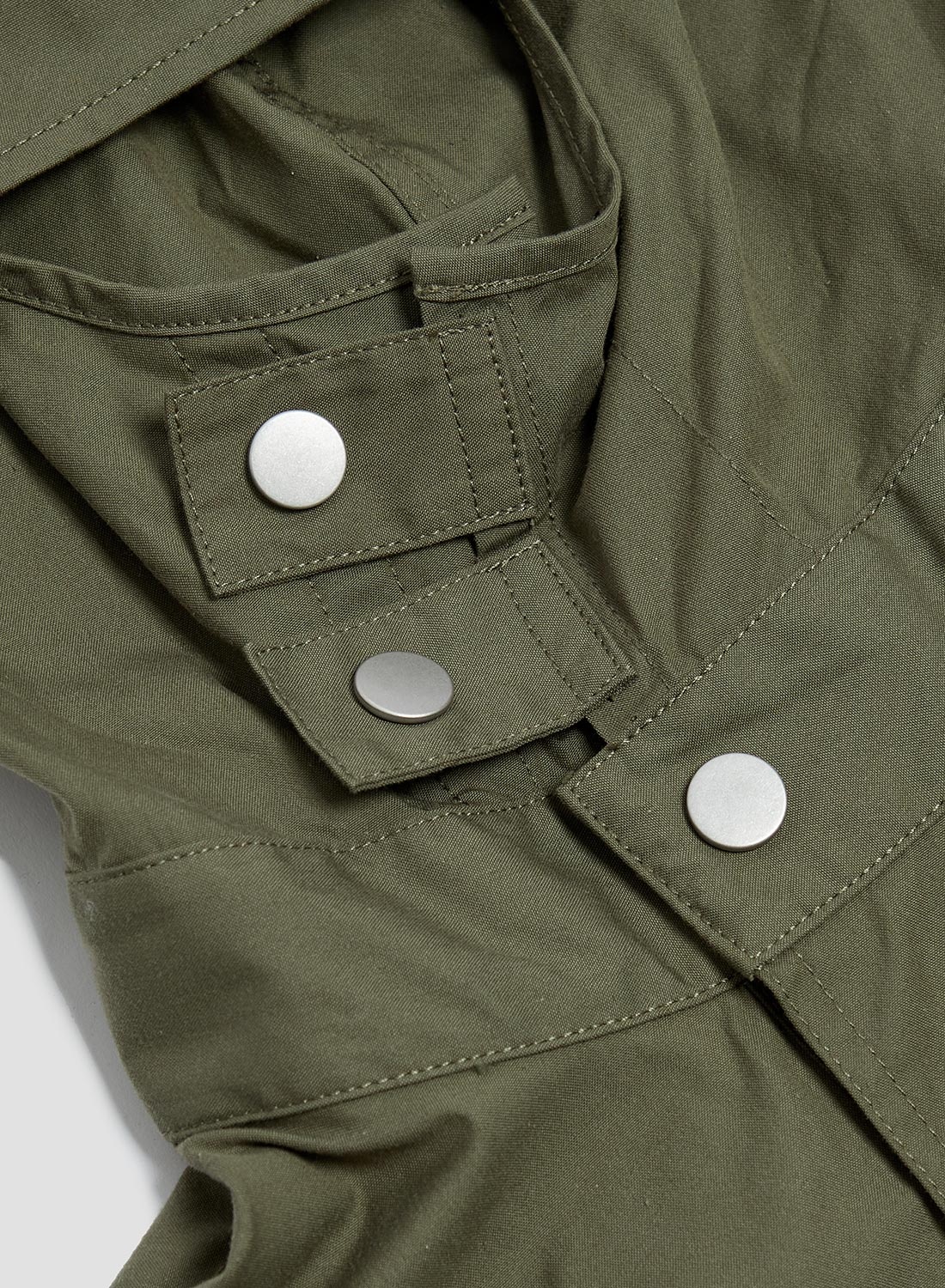 Nigel Cabourn Strap Smock in Army | REVERSIBLE