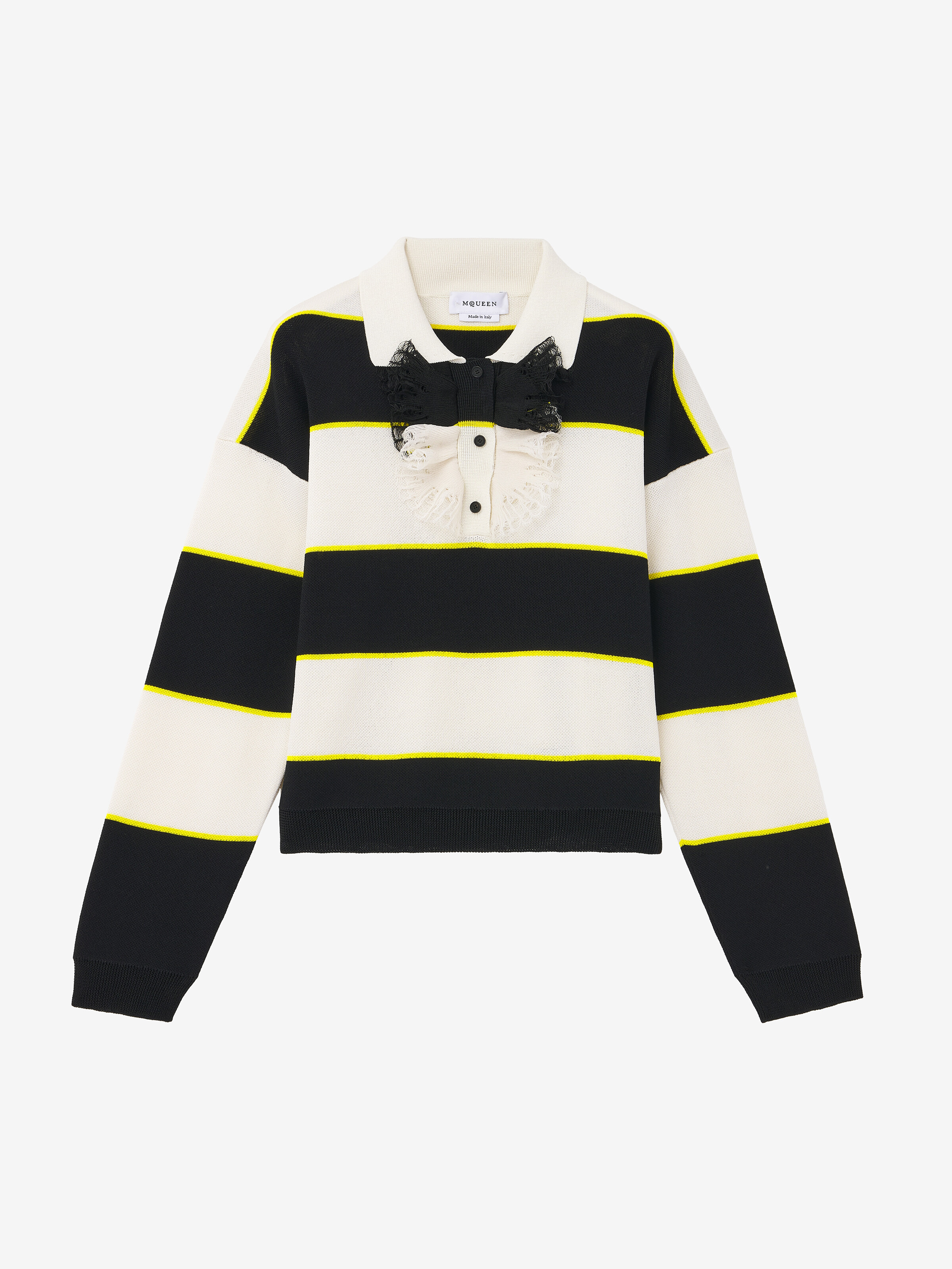 Striped Polo Jumper - 1