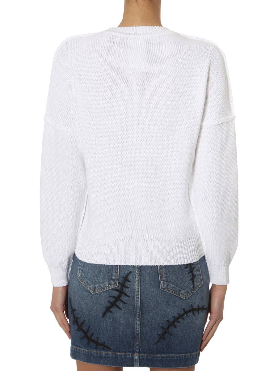Moschino Women Crew Neck Sweater - 4