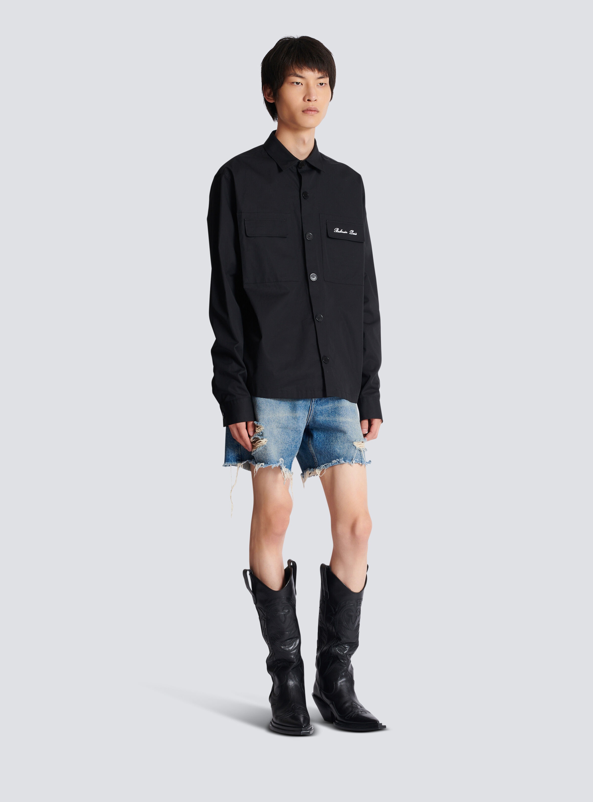 Balmain Signature overshirt - 3