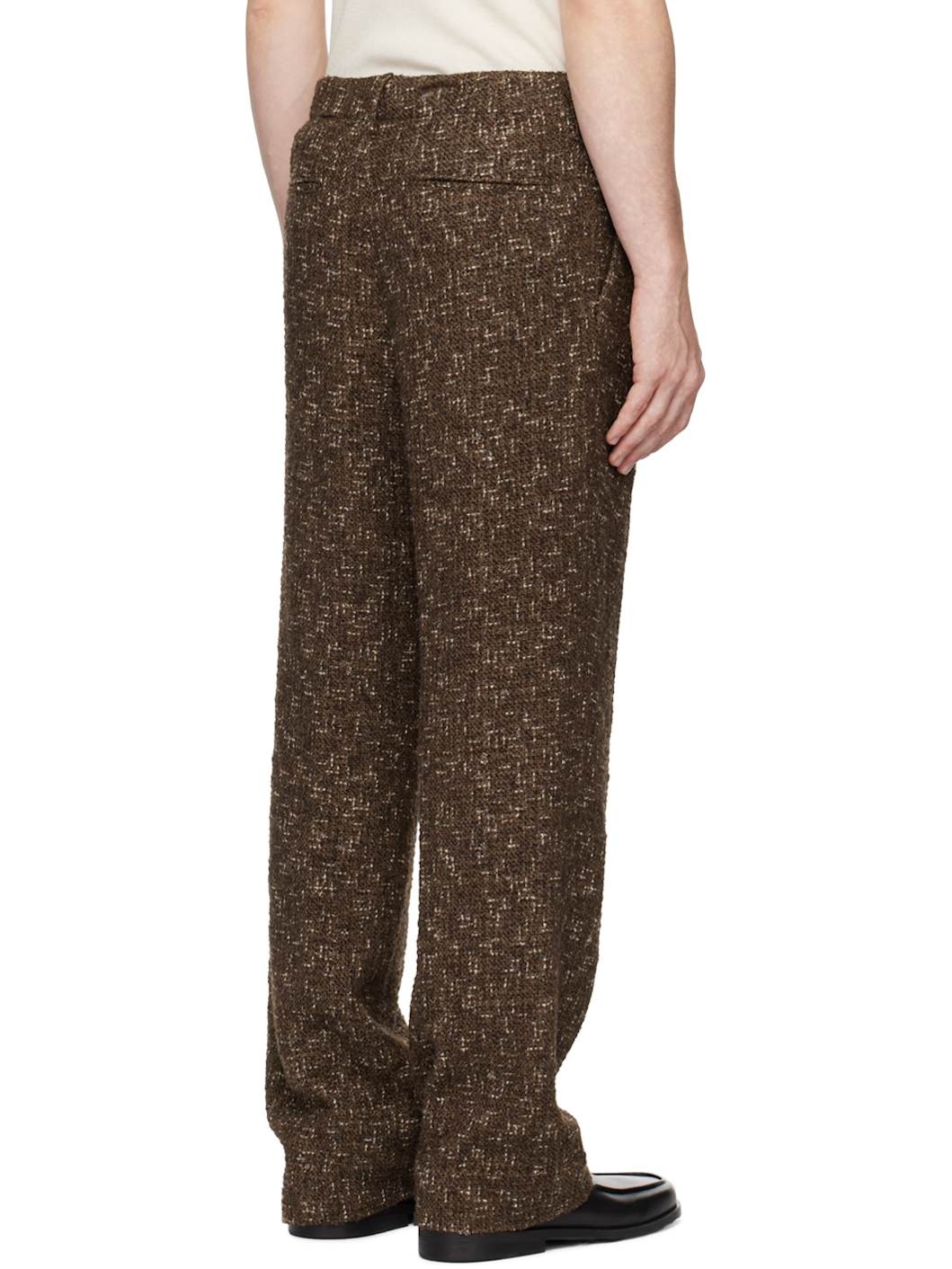 Brown Homespun Tweed Trousers - 3