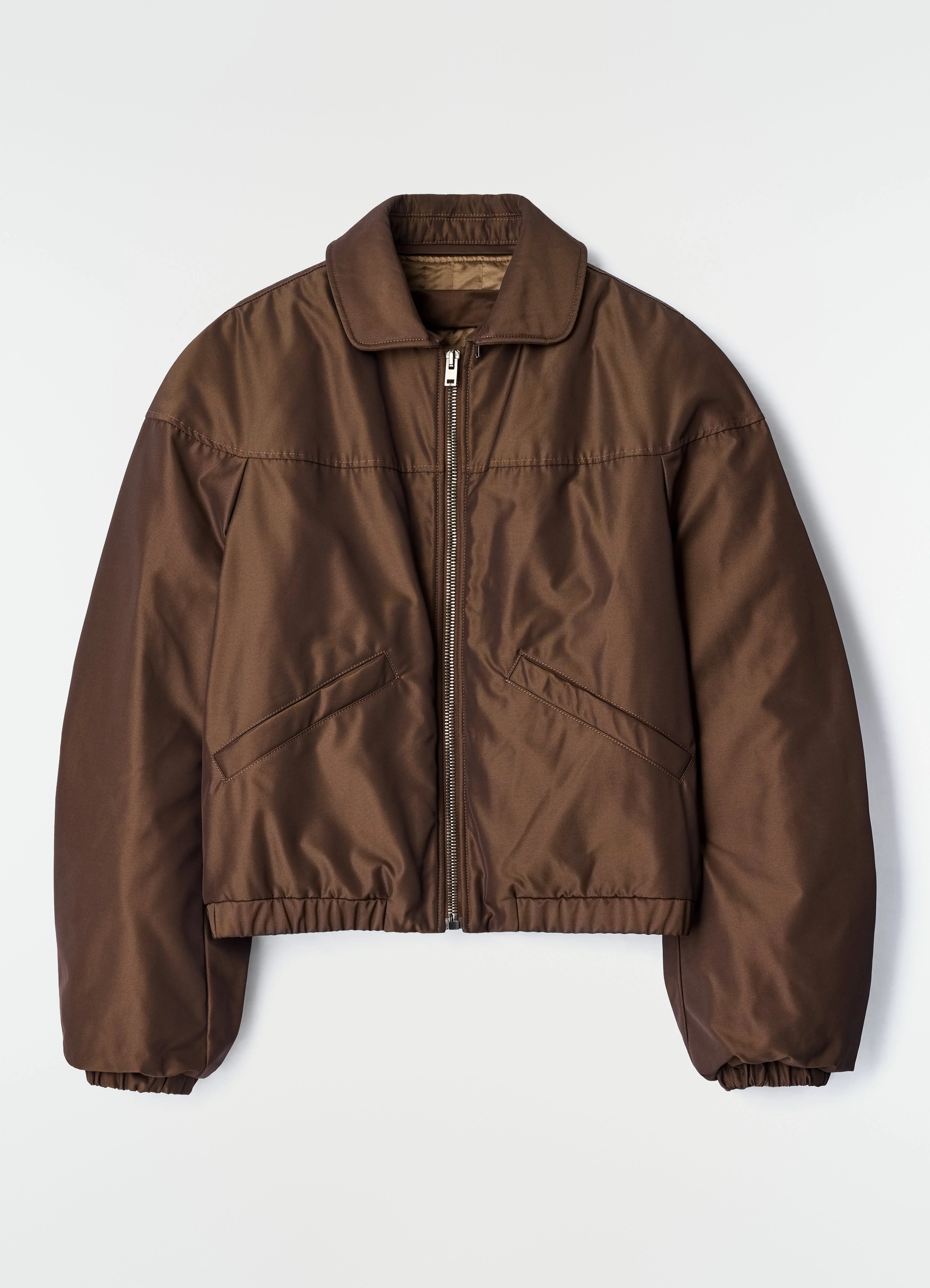QUILTED BLOUSON IN WATER-REPELLENT CANVAS - 1