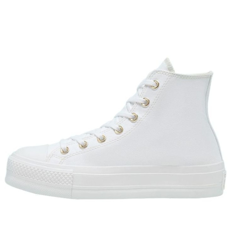 (WMNS) Converse Chuck Taylor All Star Platform High 'White' 568380C - 1