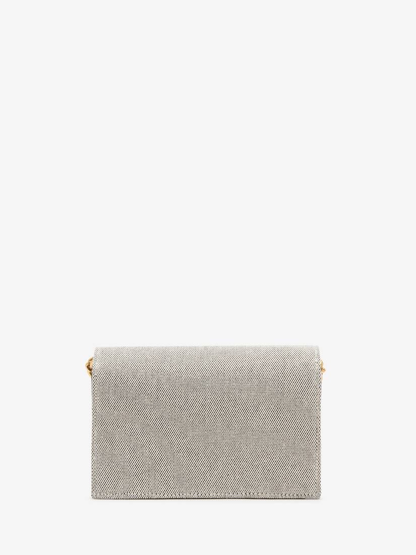 Women's The Biker Small Skull Bag in Grey/navy - 4