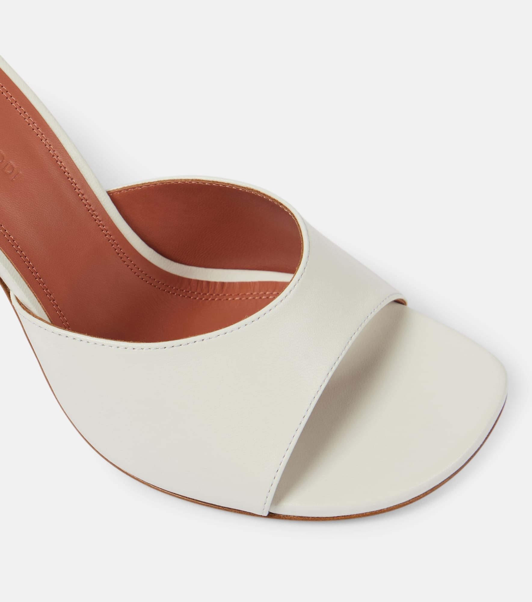Brigitte 95 leather mules - 6