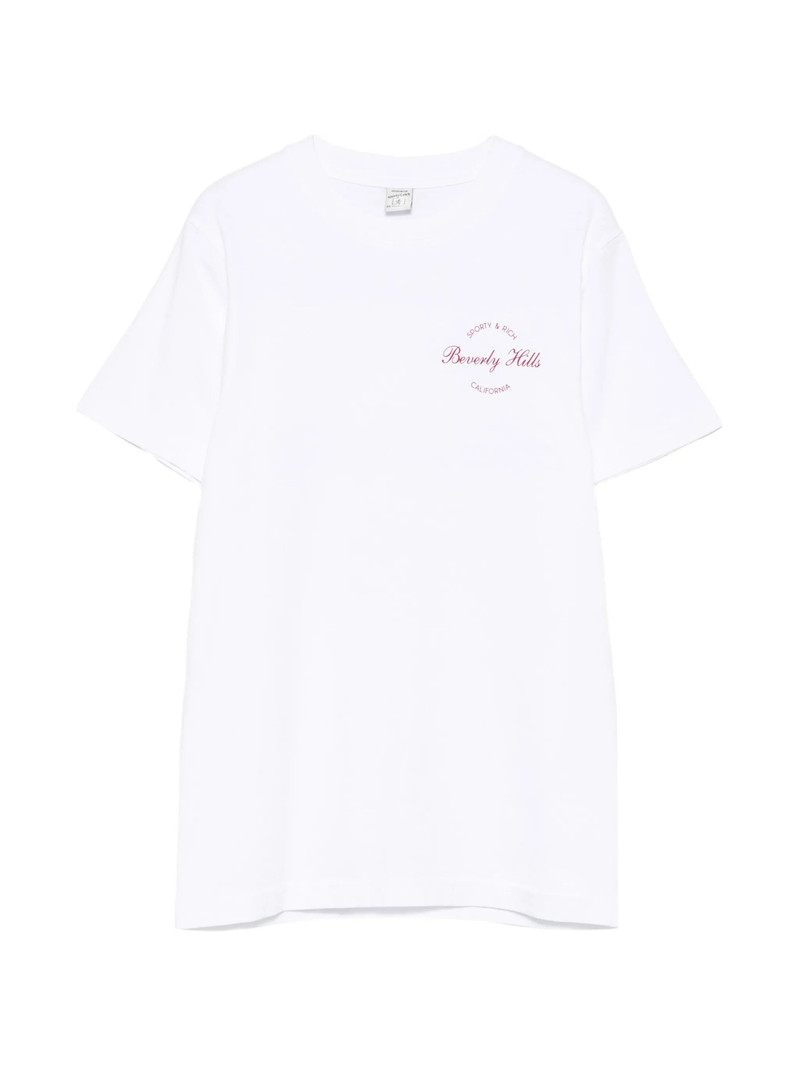 Sporty & Rich Script T-shirt 1
