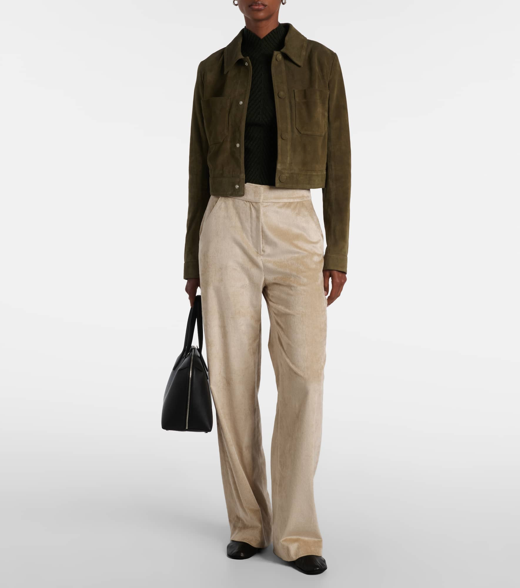 Grigore cotton-blend corduroy wide-leg pants - 2