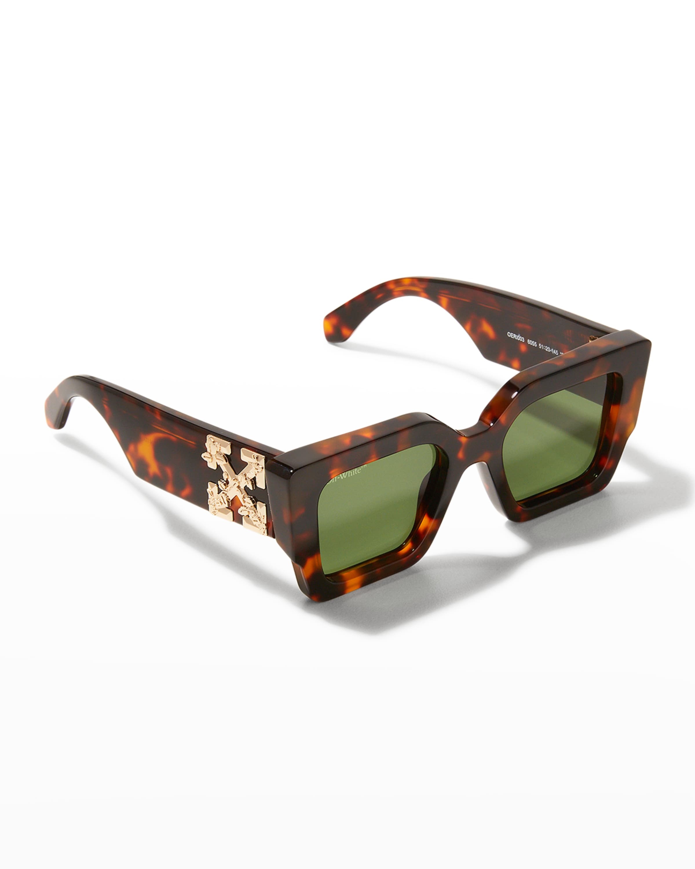 Men's Catalina Square Tortoiseshell Sunglasses - 1