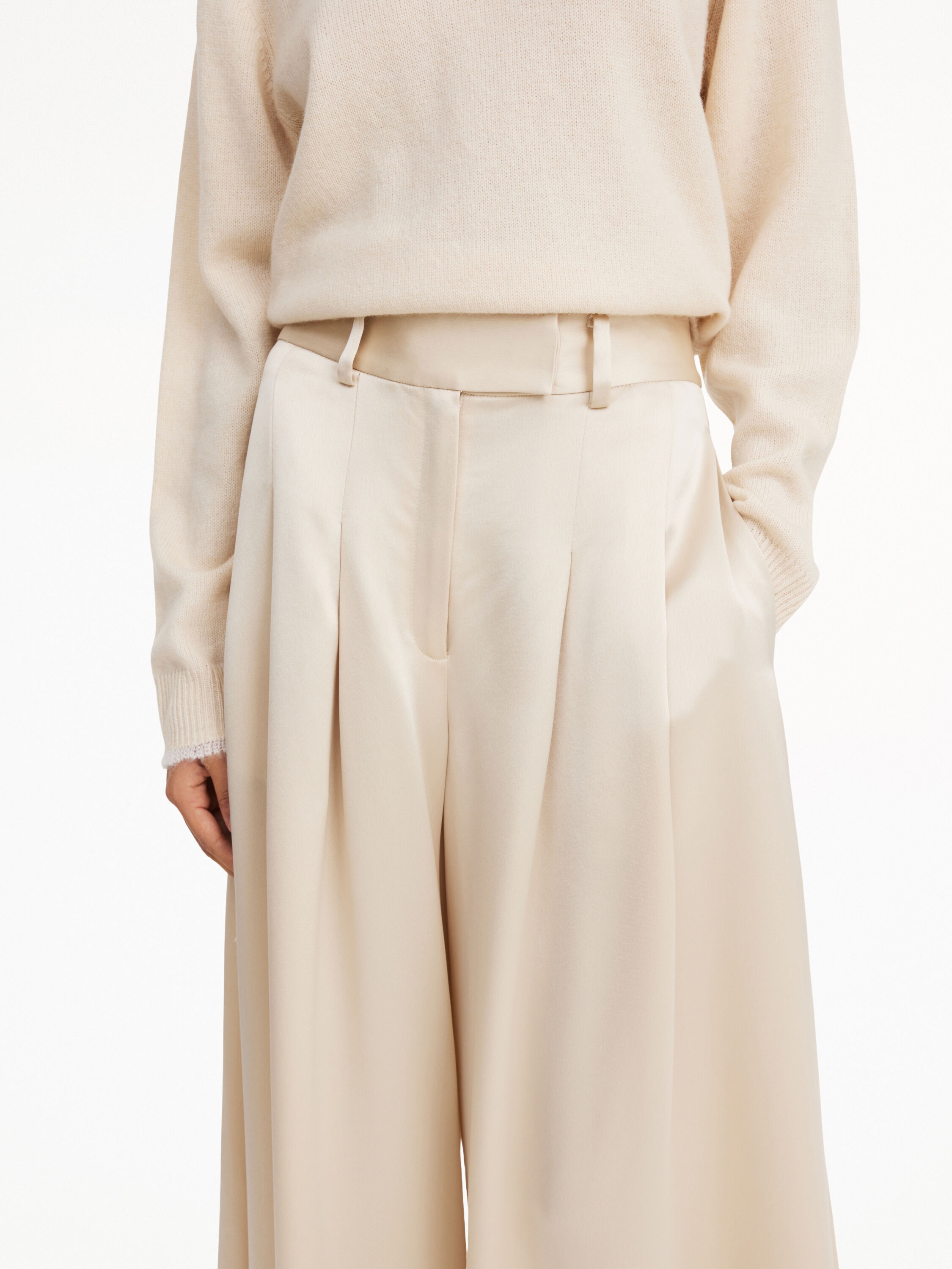 Dorite wide-leg trousers - 4