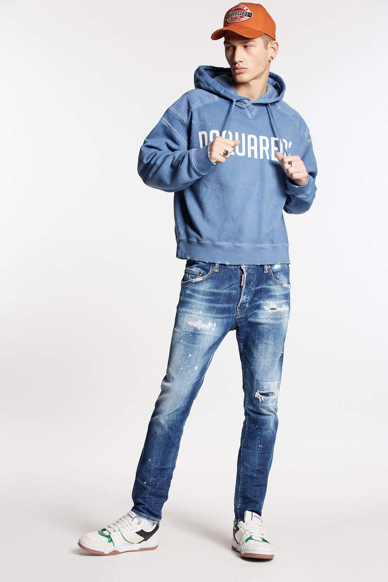 MEDIUM BASIC 공급된 WASH SKATER JEANS - 1