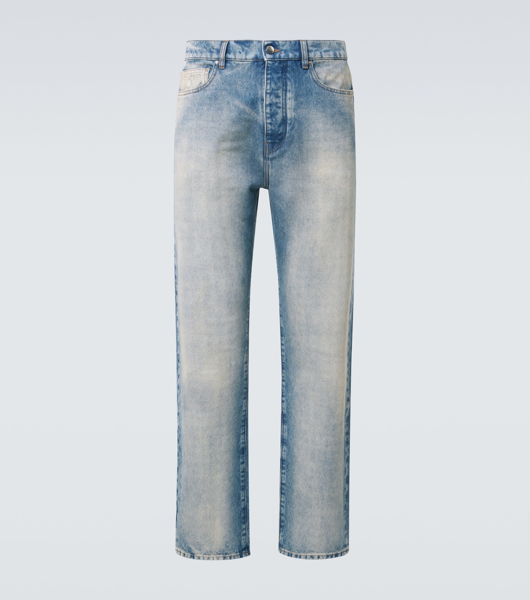 Ma Quad Cuff straight jeans - 1