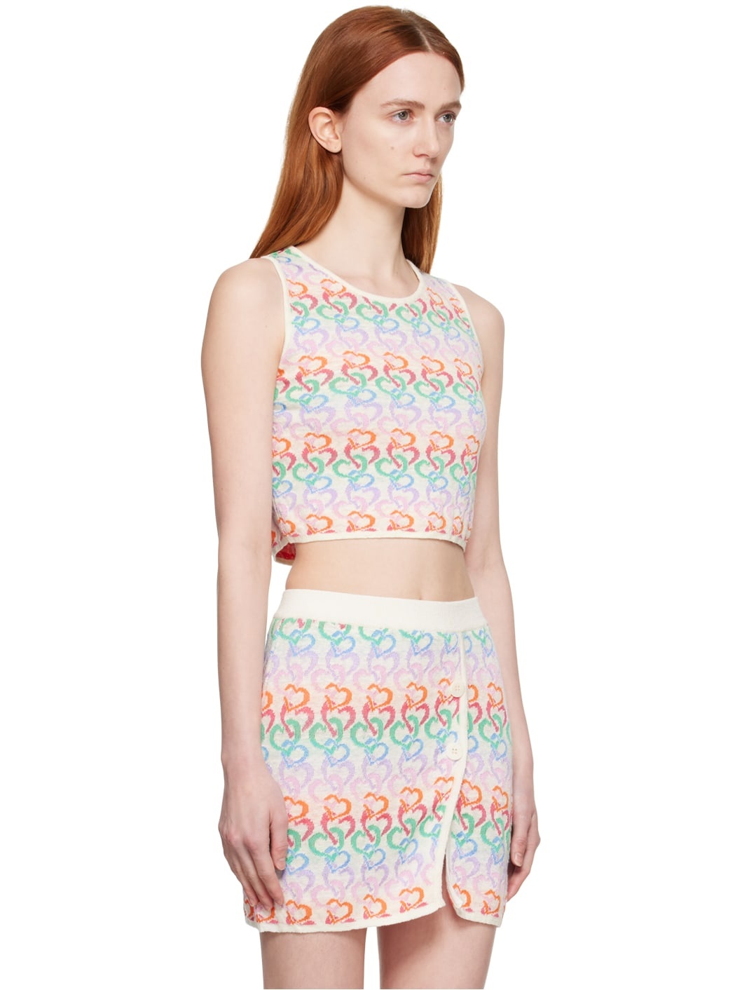 Multicolor Heart Tank Top - 2