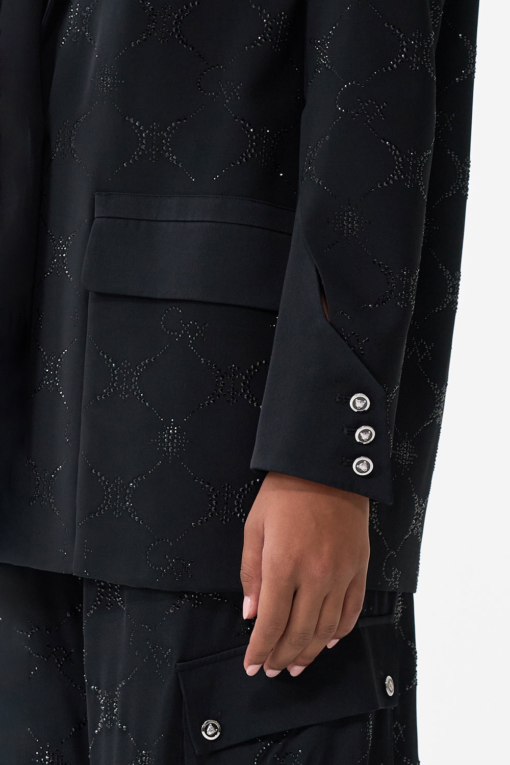 JACKET WITH SLEEVE CUT OUT DETAIL - 6