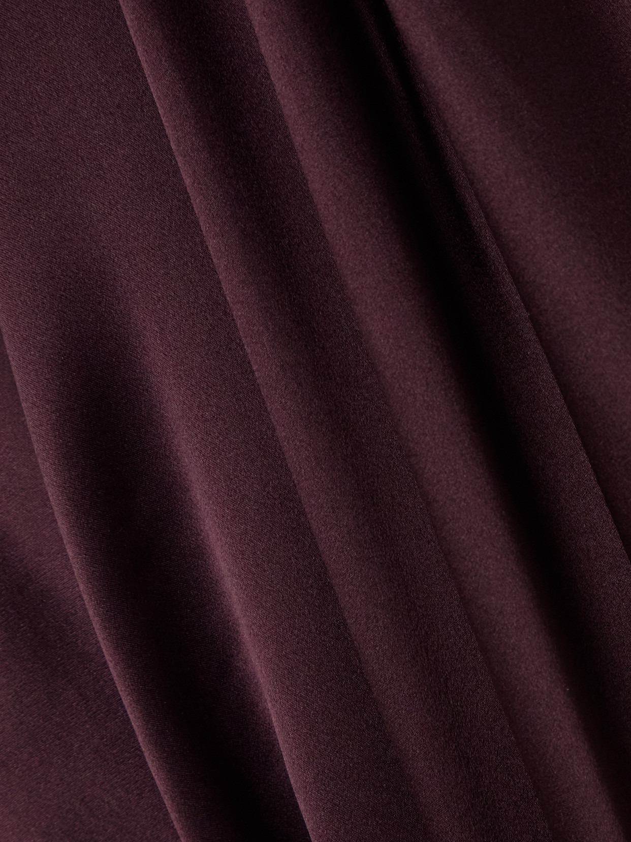 Aeris Draped One-shoulder Silk-satin Gown - 4