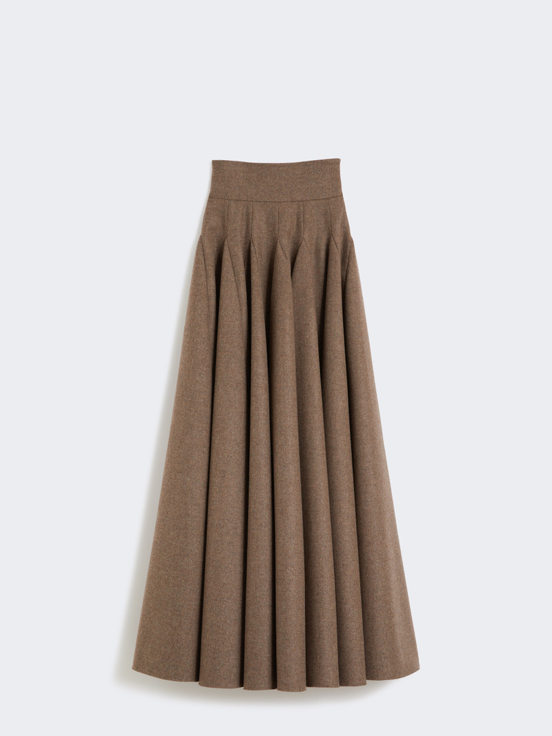 BELLICO1234 Wide wool felt skirt 1