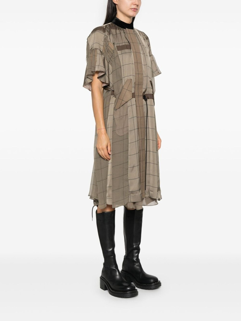 checked midi dress 3