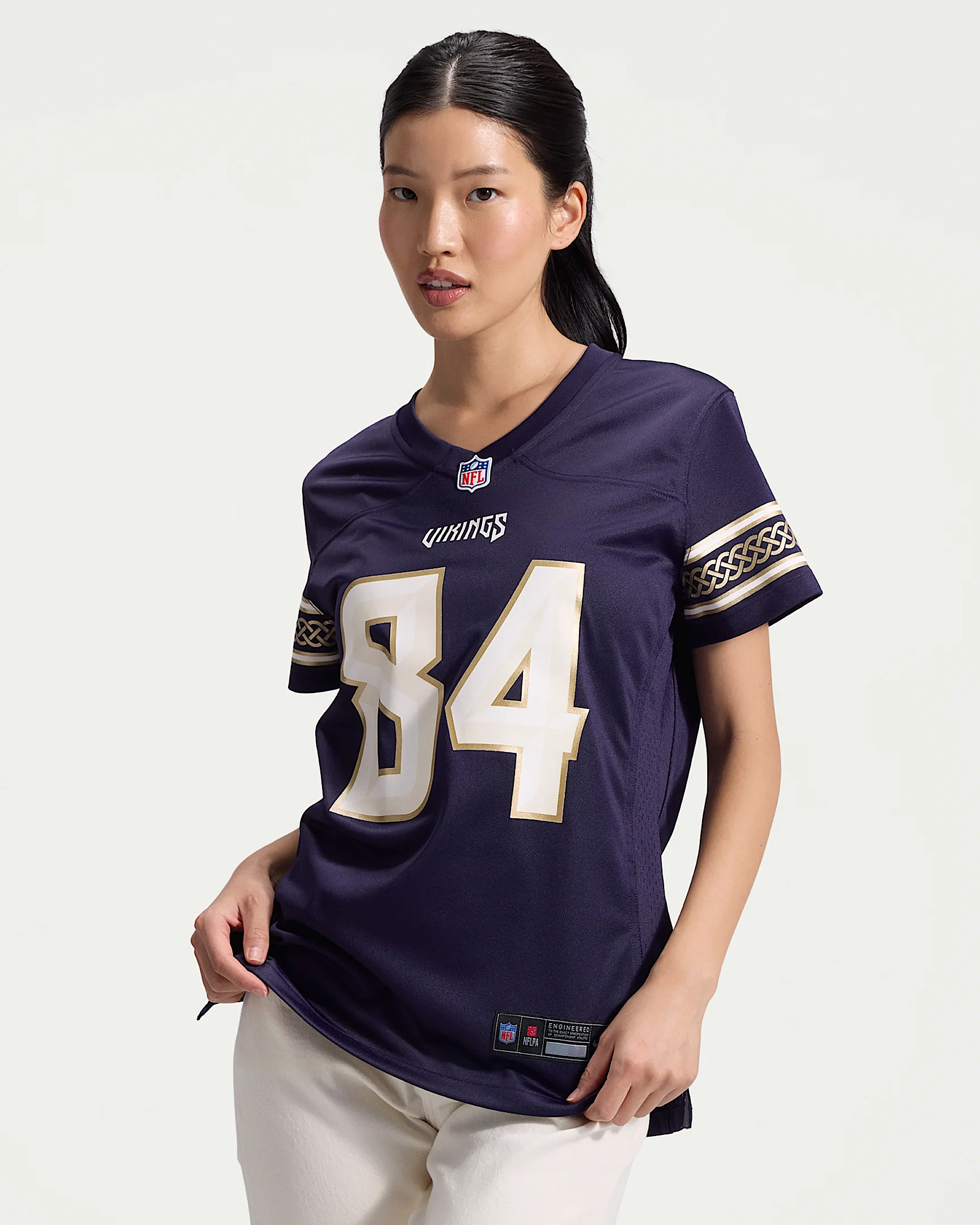 Randy Moss Minnesota Vikings Rivalries Collection Women's Nike NFL Game Jersey - 1