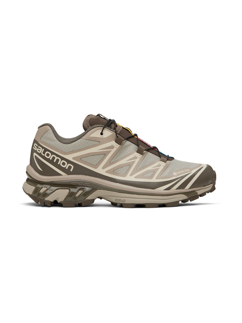 Khaki XT-6 Sneakers - 1
