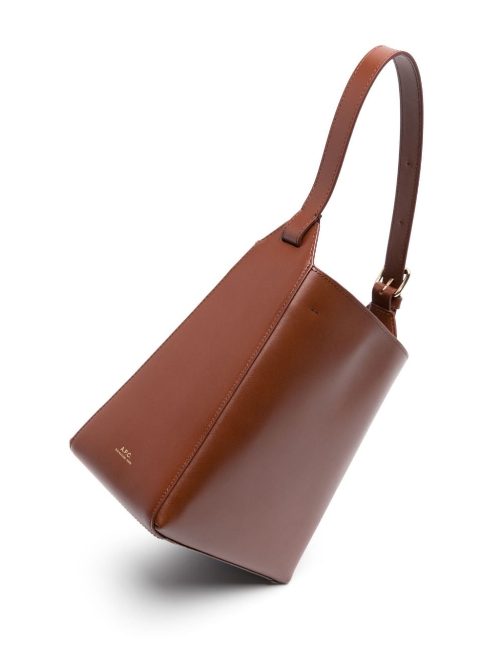 small Virginie leather tote bag - 4