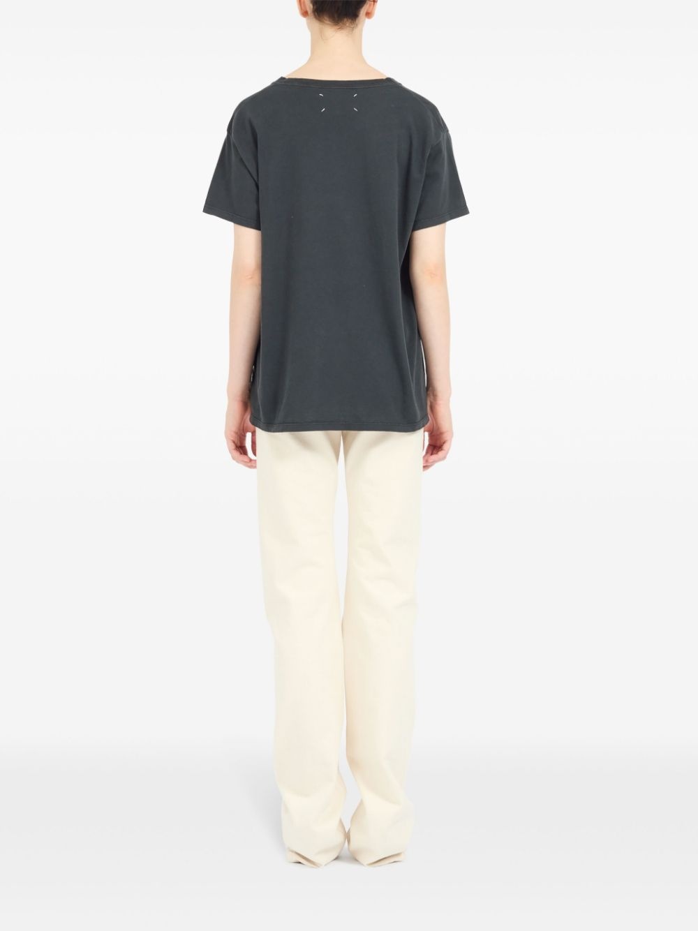 logo-print cotton T-shirt - 5