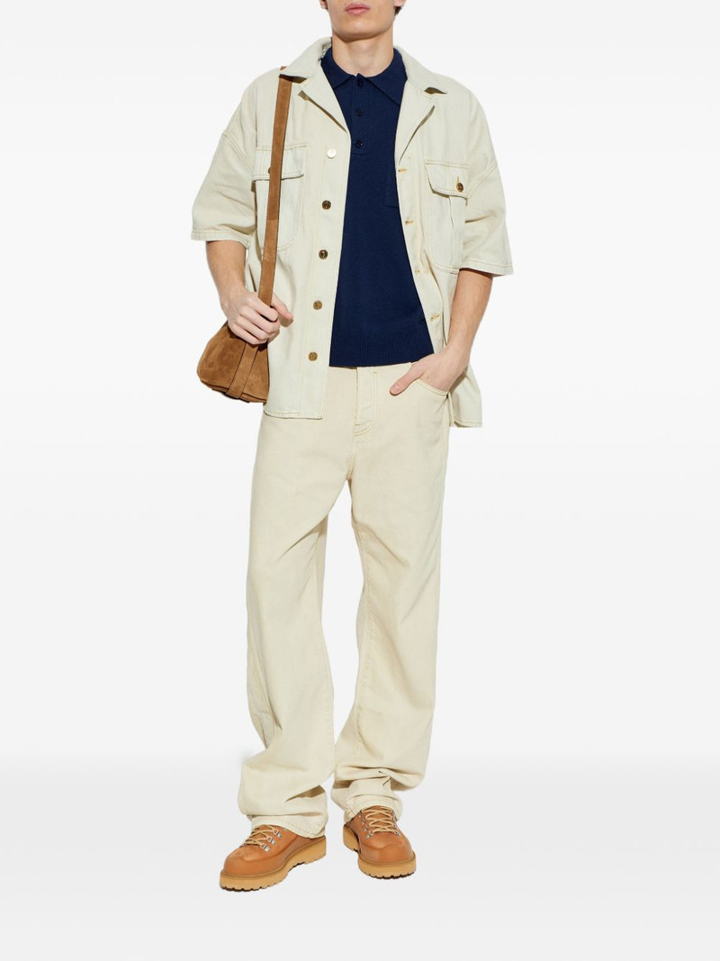Balmain chest-pocket polo shirt outlook