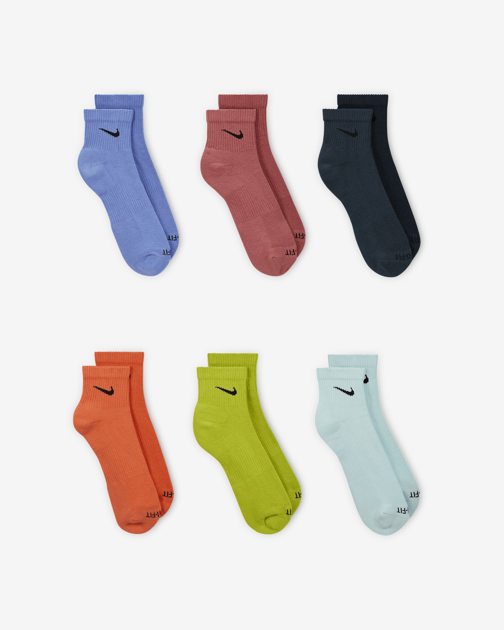 Nike Everyday Plus Cushioned Training Ankle Socks (6 Pairs) - 3