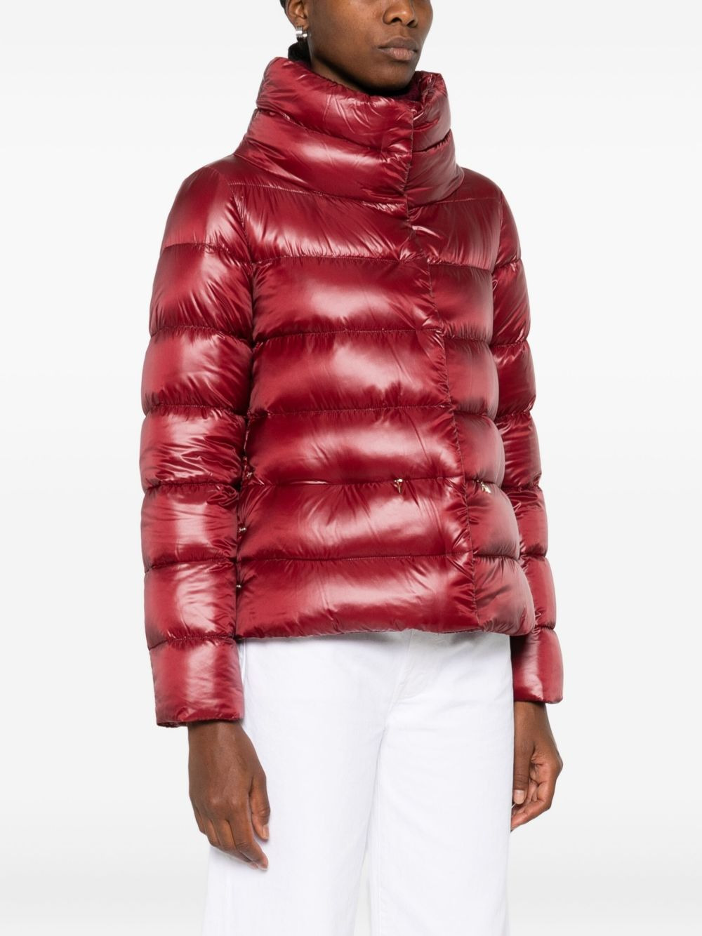 quilted high-neck padded jacket - 3
