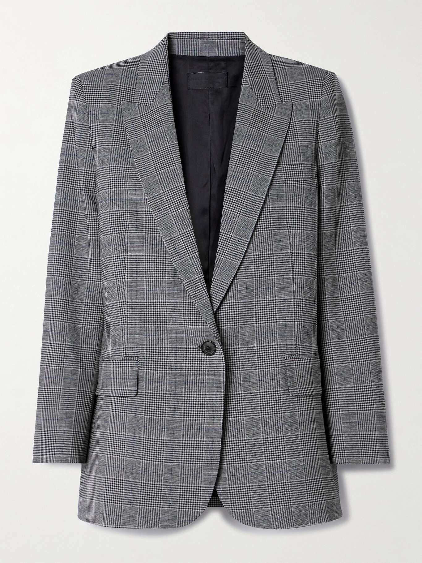 Diane Prince of Wales checked wool-blend blazer - 1
