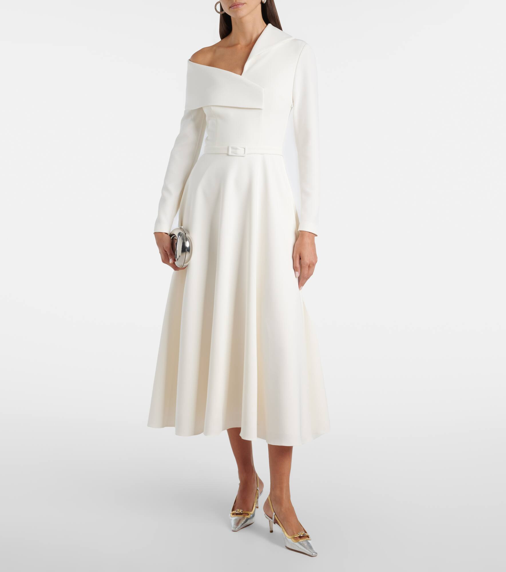 Odelle asymmetric midi dress - 2