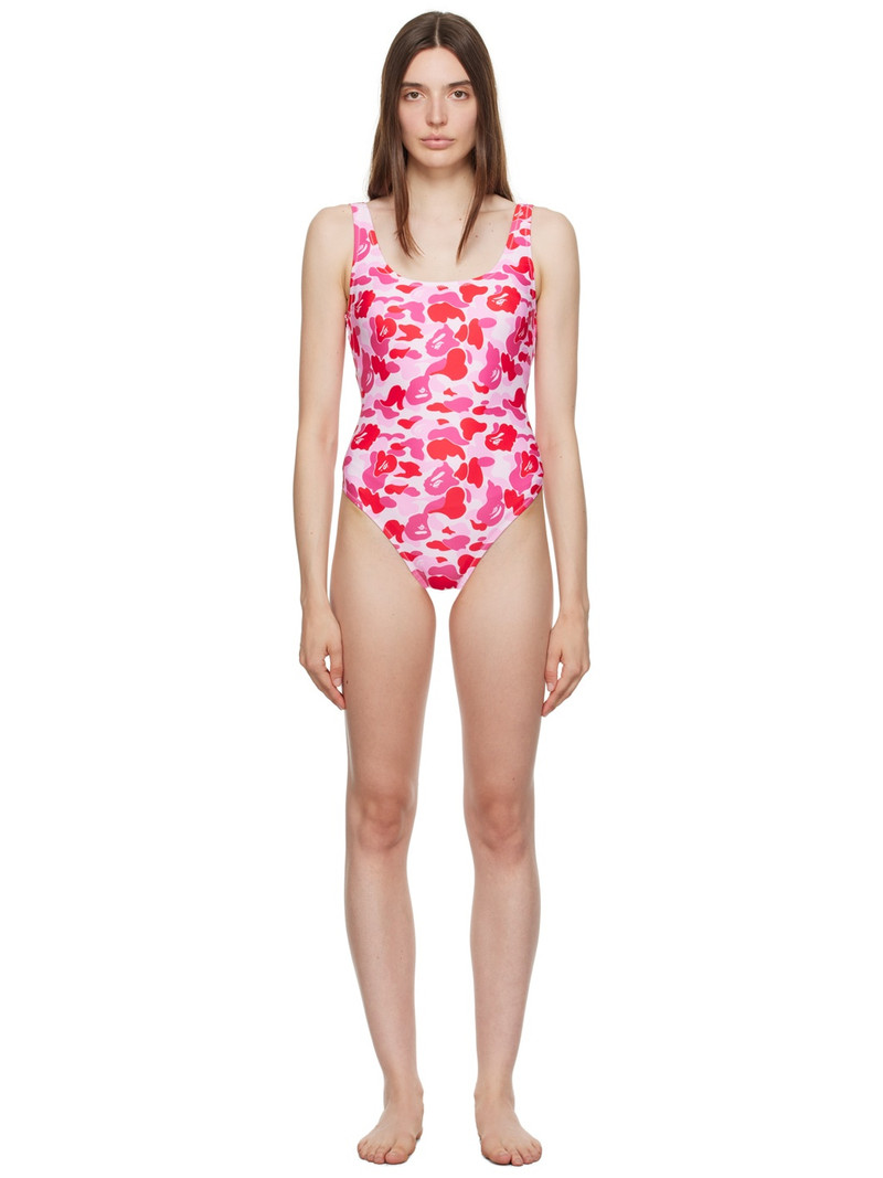 Pink ABC Camo One-Piece Swimsuit 1