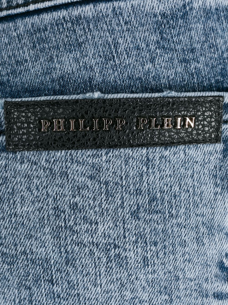 acid wash denim leggings 6