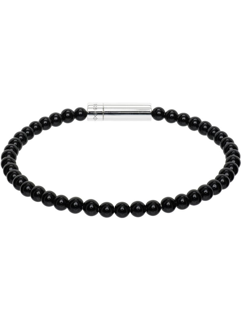 le gramme 'Le 11g' Onyx Beads Bracelet outlook
