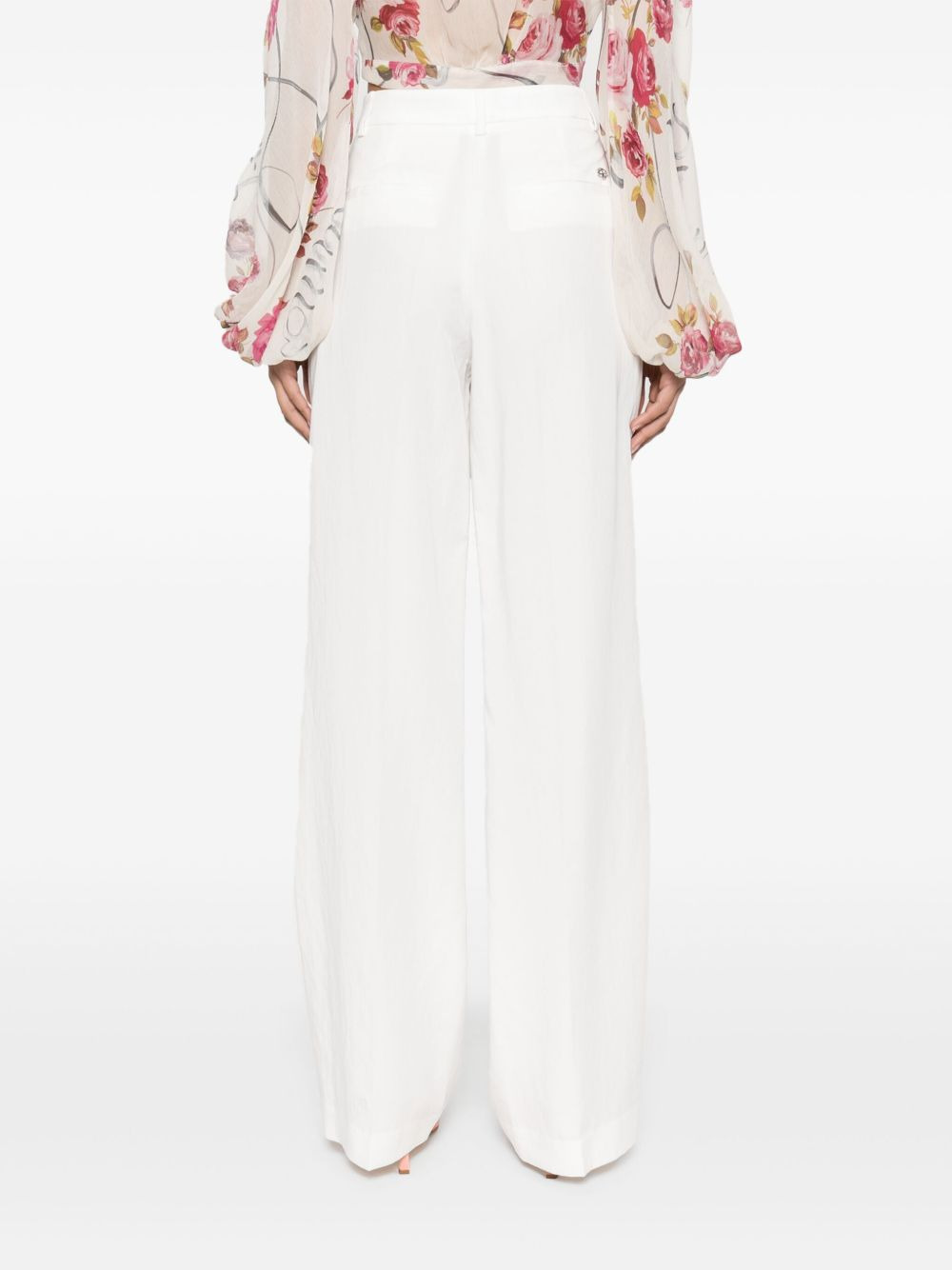 logo-lettering trousers - 4