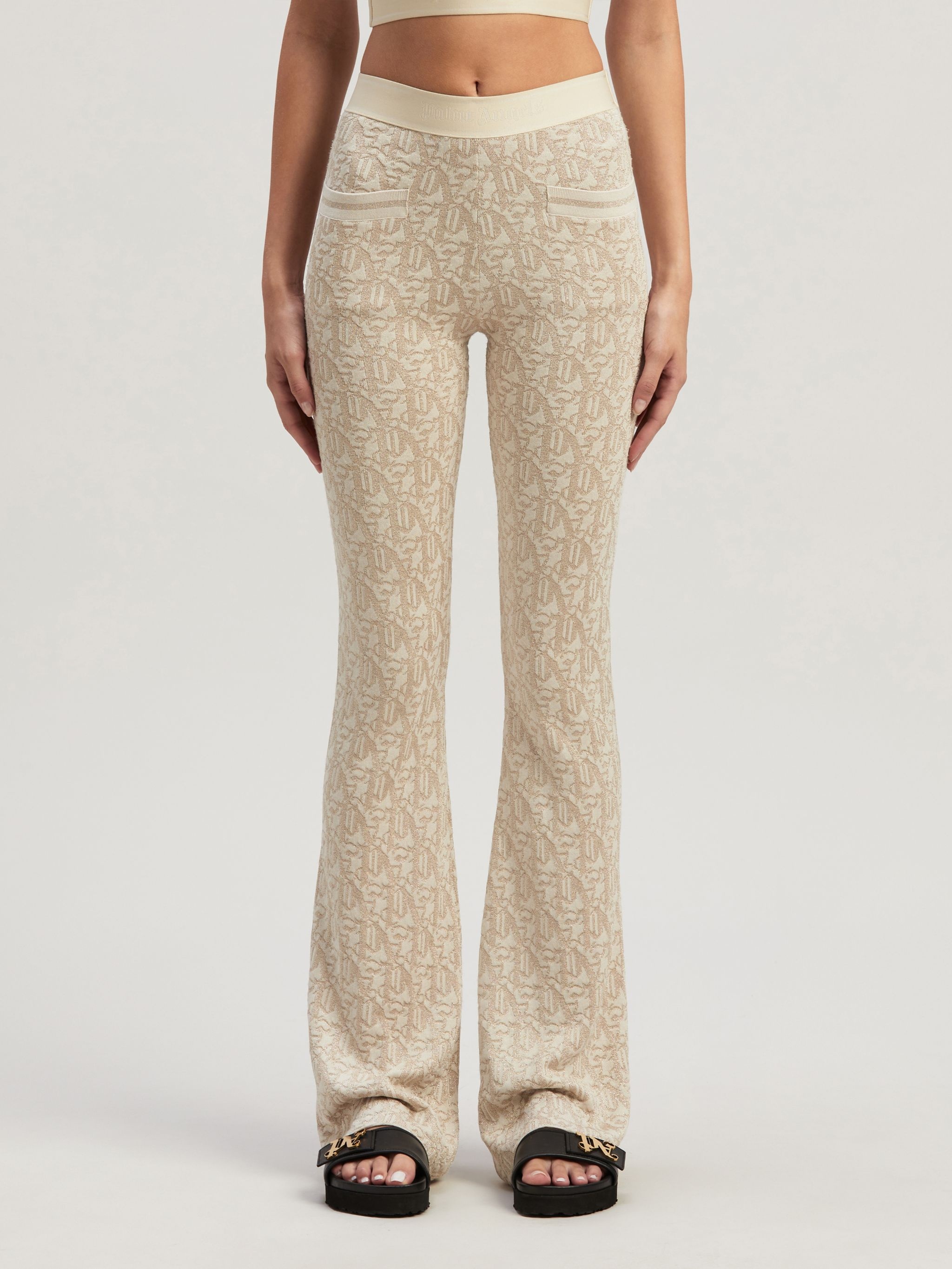 Monogram Jaquard Knit Pants - 3