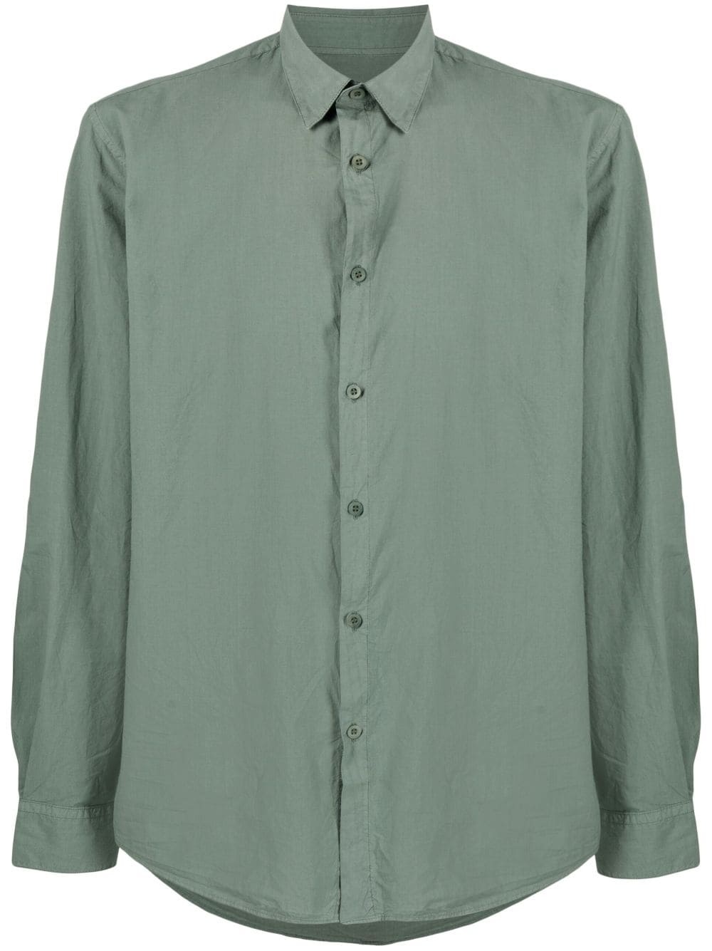 plain cotton shirt - 1