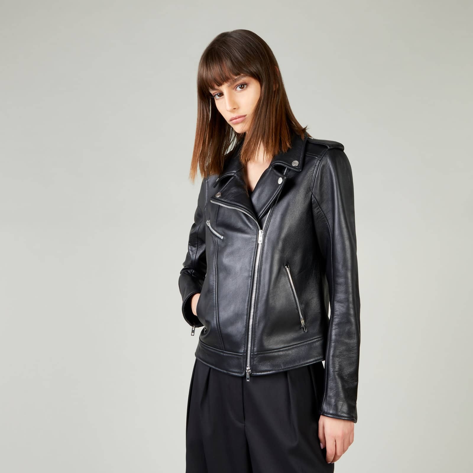 Leather Jacket Black - 4