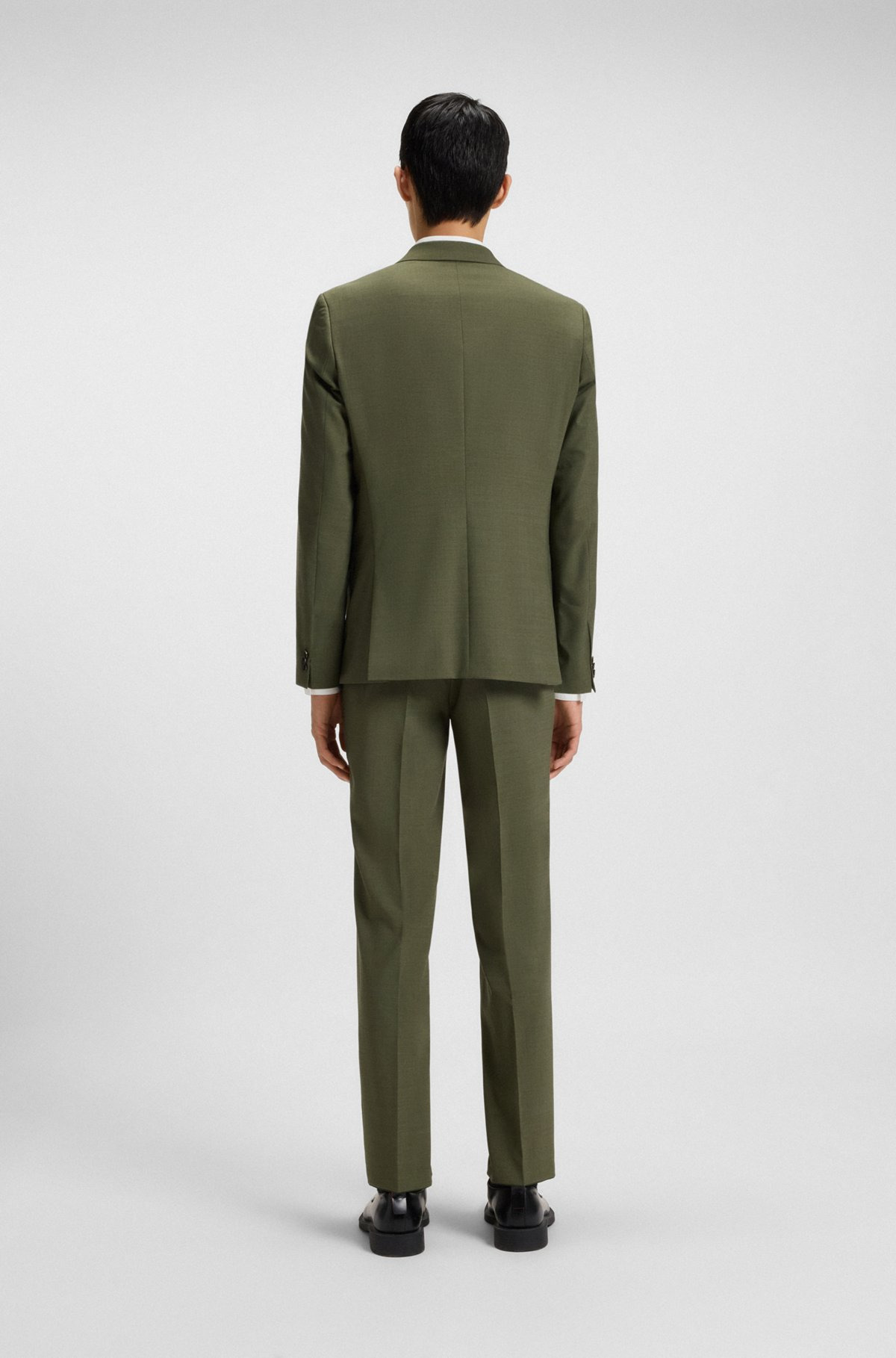 EXTRA-SLIM-FIT SUIT JACKET IN PERFORMANCE-STRETCH DOBBY - 4