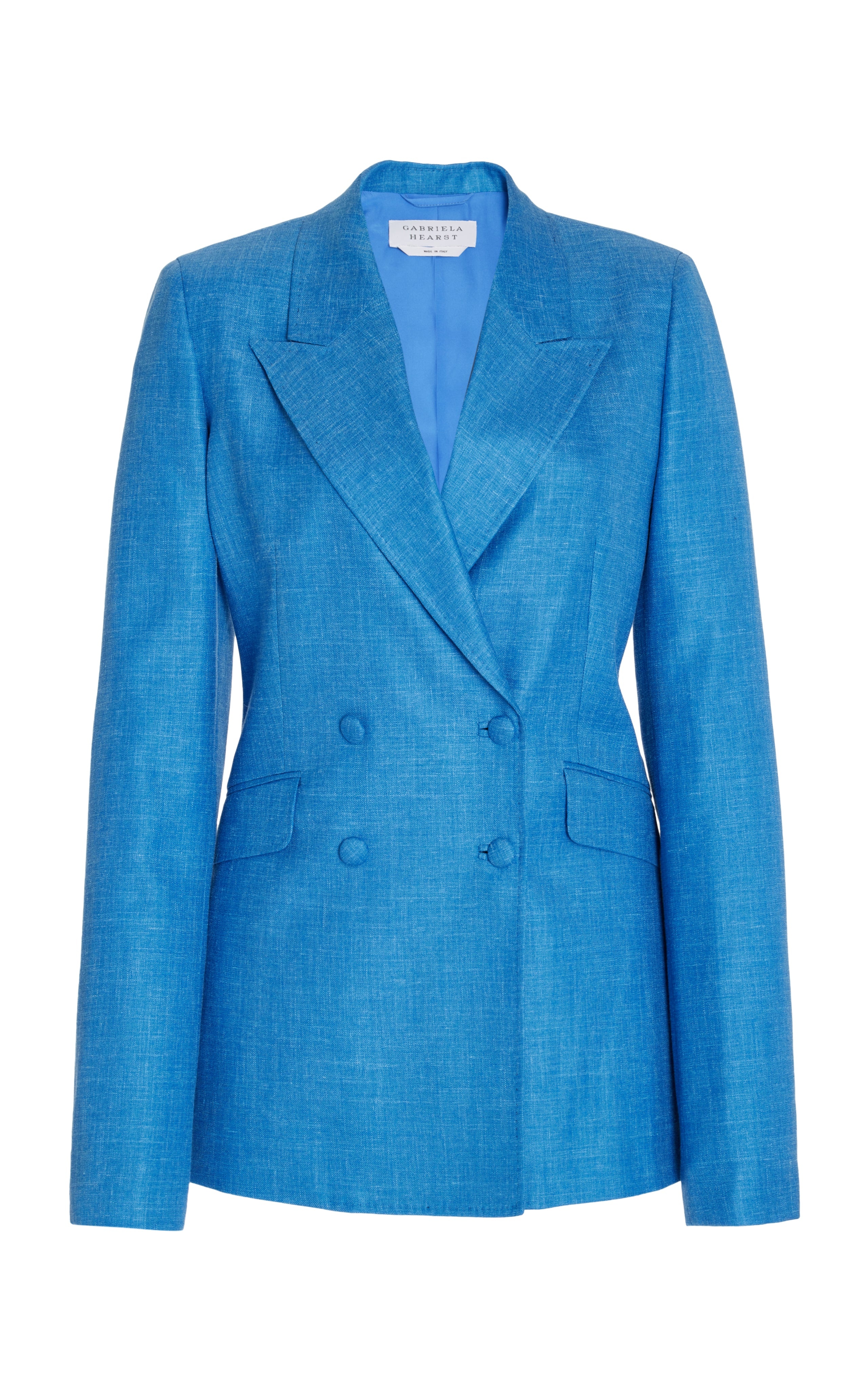 Stephanie Blazer in Silk Wool with Linen - 1