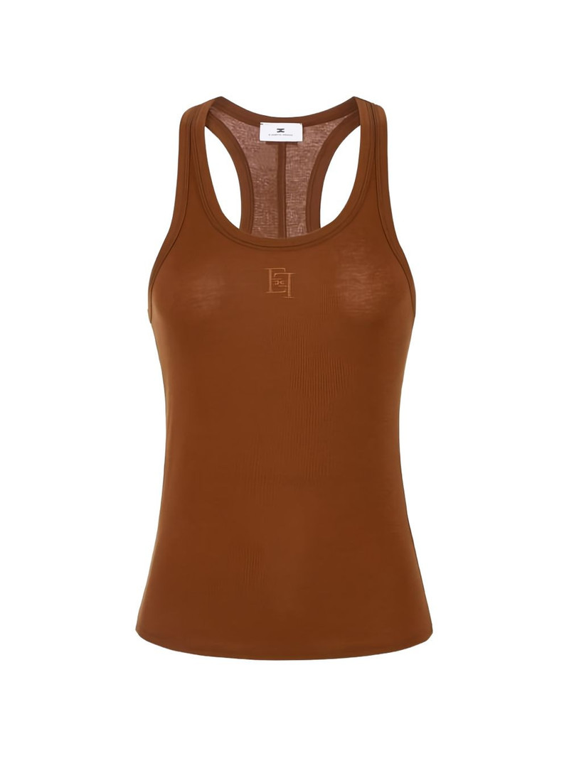 embroidered-logo tank top 1