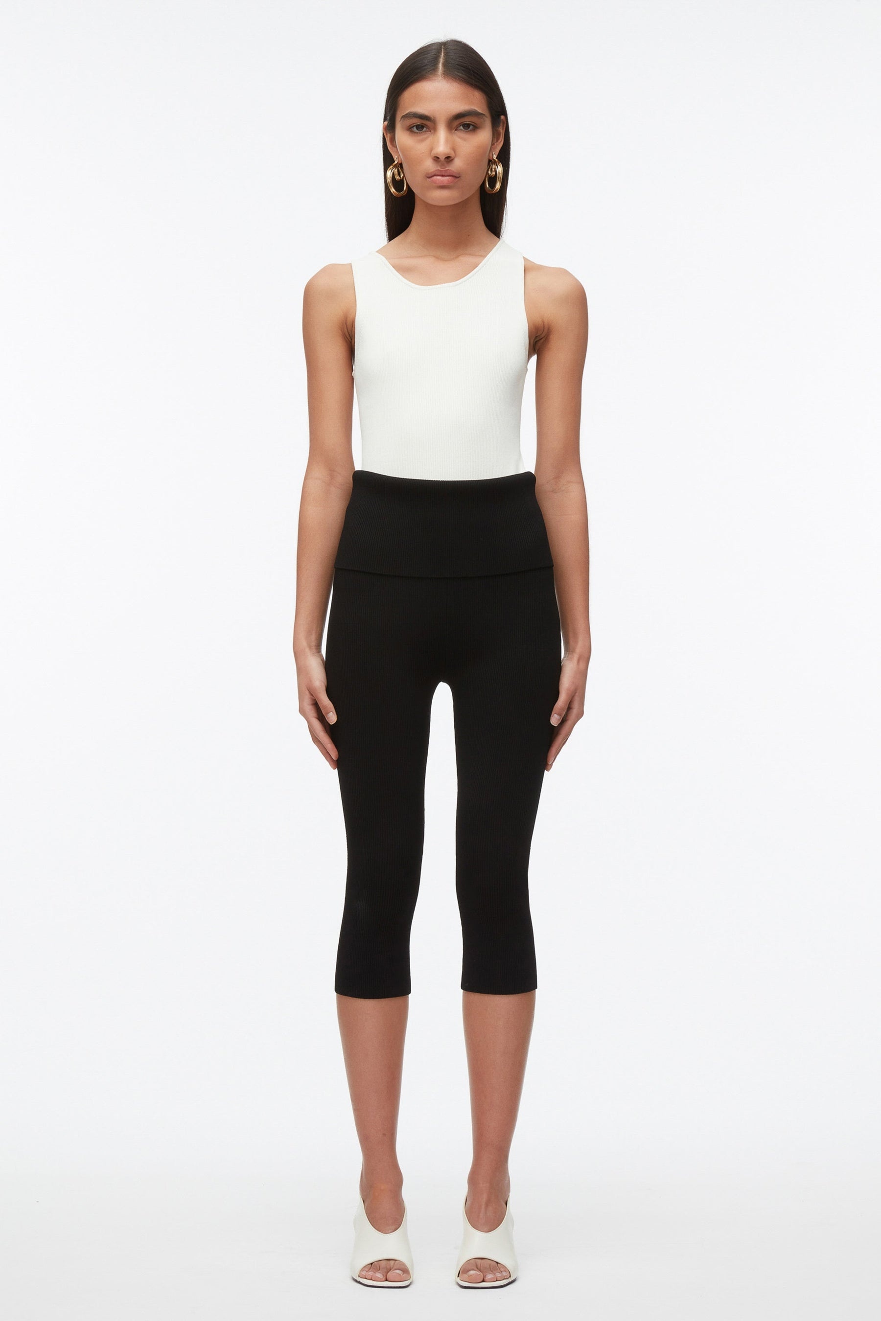 Compact Rib Capris - 6