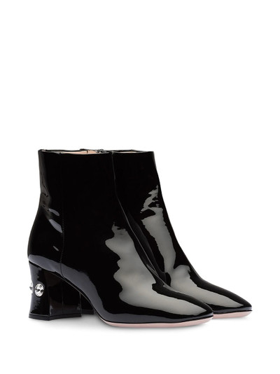 Miu Miu crystal-heeled booties outlook