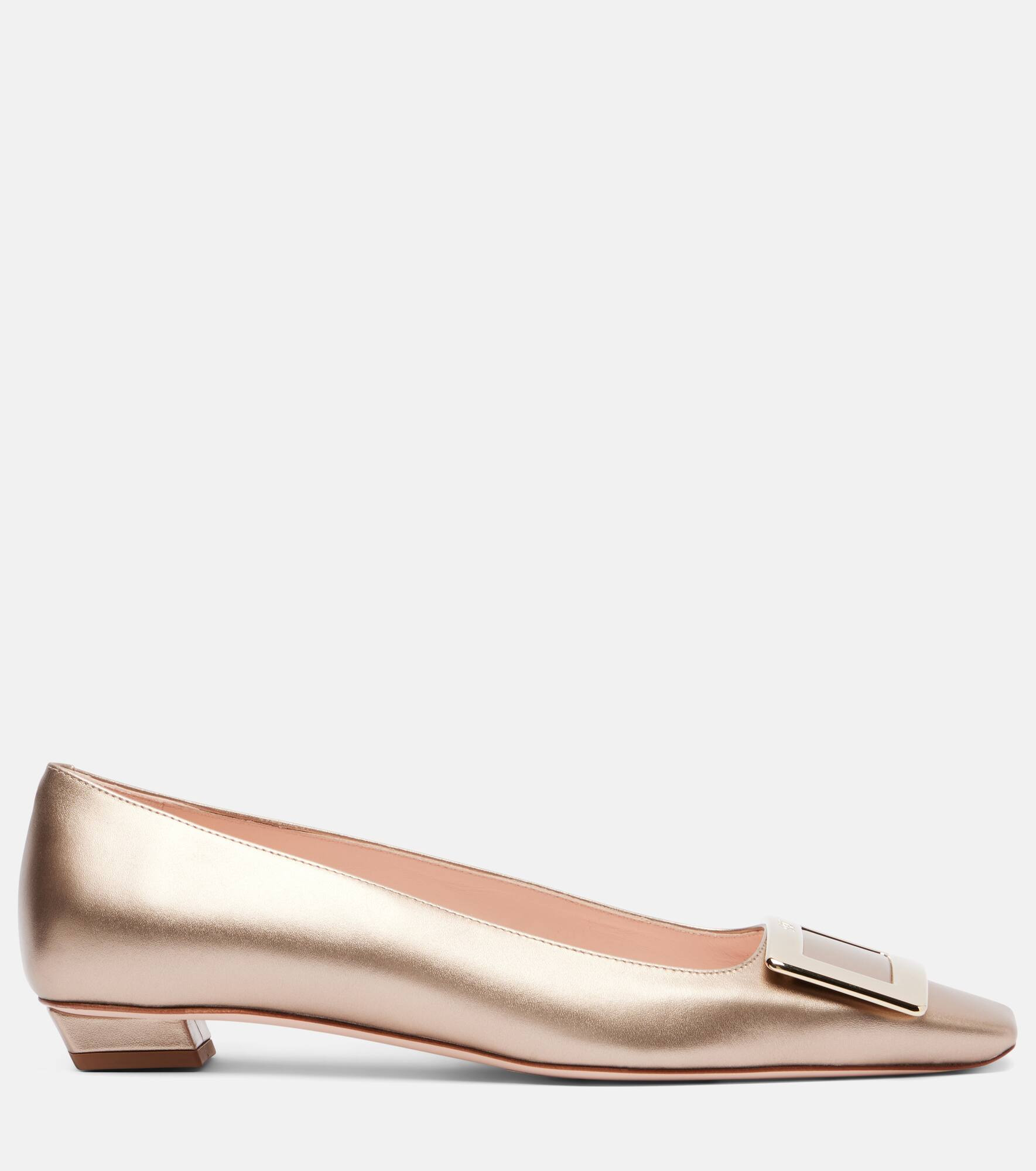 Belle Vivier 25 leather ballet flats - 4