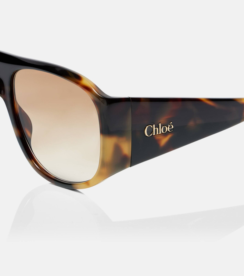 Chloé Logo oversized sunglasses outlook