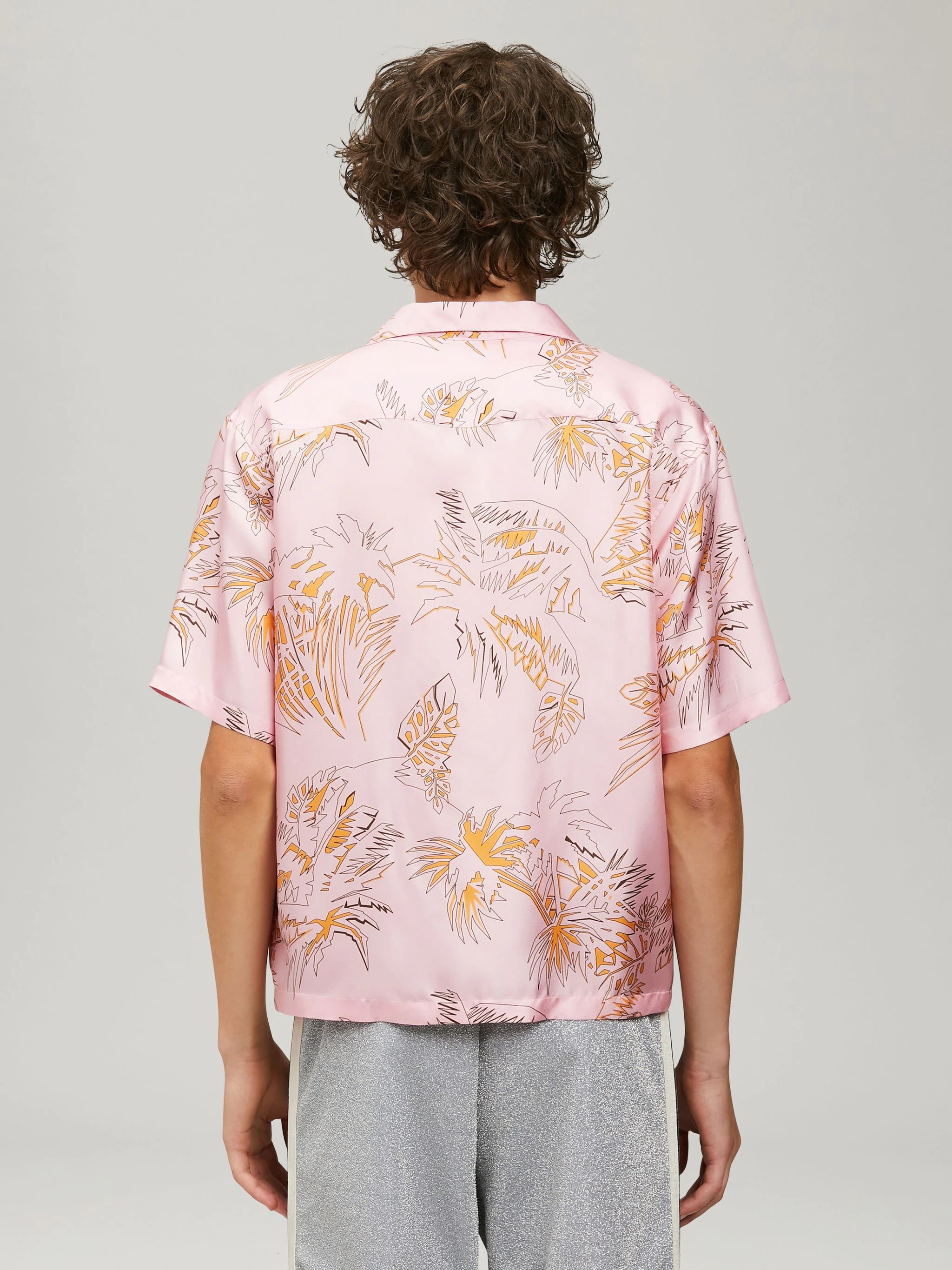 ABSTRACT PALMS BOWLING SHIRT - 5