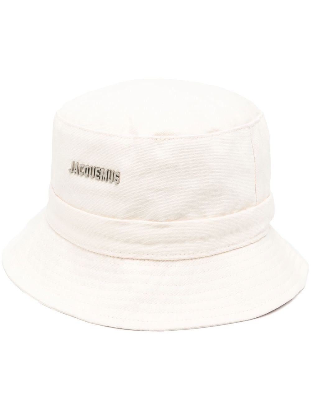 logo-plaque bucket hat - 1