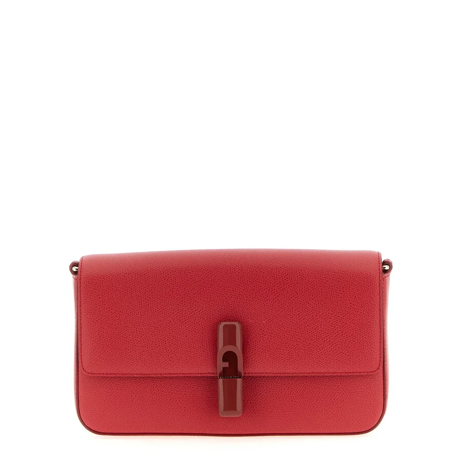 Furla Iride Small Red Leather Crossbody Bag - 1