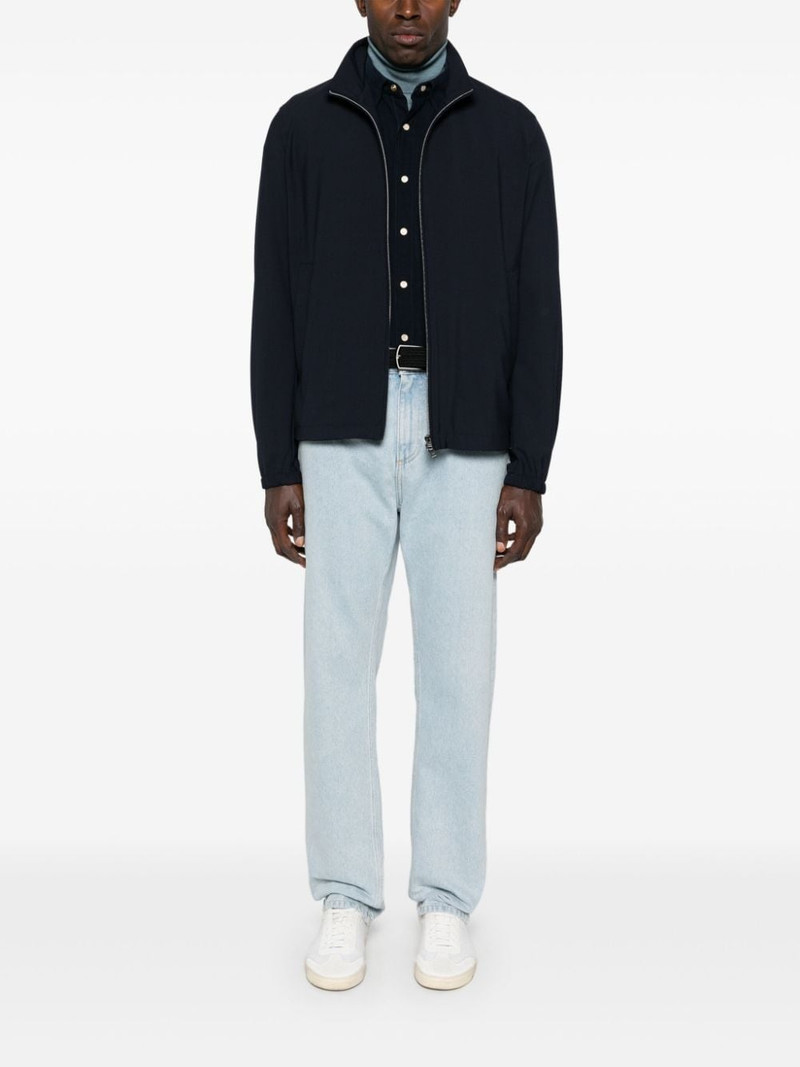 Herno logo-plaque jacket outlook