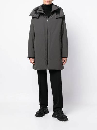 Moncler Oshima hooded down coat outlook